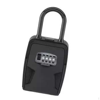 Ящик для хранения ключей, шкаф для ключей, устойчивый к атмосферным воздействиям, для внутреннего и наружного использования, 4-значная комбинация