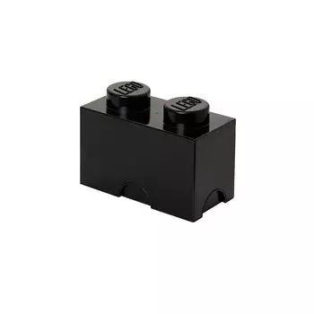 Ящик для хранения кубиков LEGO, 2 шт., M, черный 40020633 чёрный