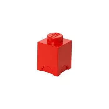 Ящик для хранения LEGO, кубик 1, ярко-красный 40011730