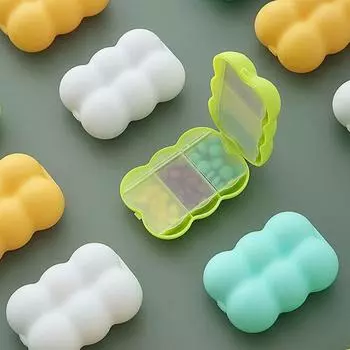 Ящик для хранения лекарств, разделитель таблеток, 6 отделений, дорожный футляр для таблеток