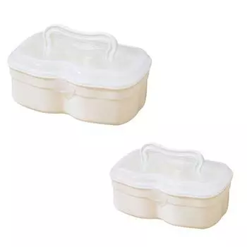 Ящик для хранения масок с ручкой, пыленепроницаемый герметичный ящик большой емкости, водонепроницаемый пыленепроницаемый ящик для хранения всякой всячины