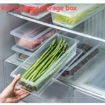 Ящик для хранения мяса, фруктов и овощей, ящик для хранения в холодильнике, анти-струнный вкус round