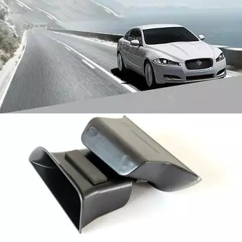 Ящик для хранения на дверной ручке автомобиля, держатель для подноса в зазор сиденья для аксессуаров для модификации интерьера Jaguar XF 2008-2015 гг. чёрный