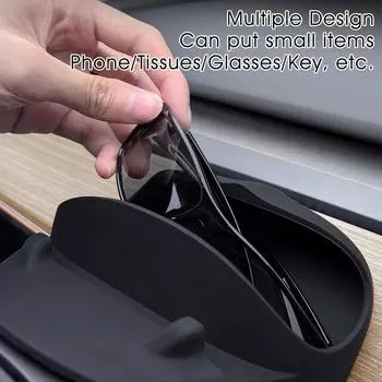 Ящик для хранения на рулевом колесе автомобиля, держатель телефона для навигационных очков, подставка для рулевого колеса, органайзер для автомобильных аксессуаров Rmodel 3/Y