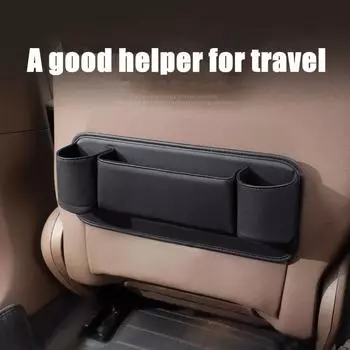 Ящик для хранения на спинке сиденья автомобиля Ящик для хранения стаканов с водой Ящик для хранения на спинке сиденья Практичный и креативный Многофункциональный