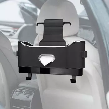 Ящик для хранения на заднем сиденье, органайзер с разделителем, подвесной чёрный