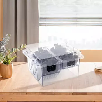 Ящик для хранения направляющей расчески, ящик для машинки для стрижки волос, 8 сеток, стойка для парикмахерской