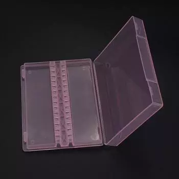 Ящик для хранения насадок для полировки ногтей, 14 сетчатых насадок для шлифовки, керамическая вольфрамовая стальная насадка для полировки ногтей 1