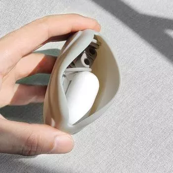 Ящик для хранения наушников, силиконовый кабель для наушников, U-диск, органайзер, милый кошелек для монет, сумка для дома, путешествий, командировки красный