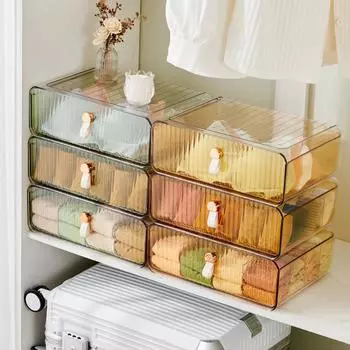 Ящик для хранения нижнего белья, 16-ячеечный штабелируемый пылезащитный многофункциональный трусики, бюстгальтеры, детская одежда, носки, галстуки, ремни, разделитель, органайзер, товары для дома чистый