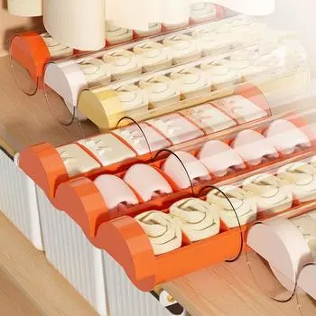 Ящик для хранения нижнего белья Пластиковый ящик для трусиков и носков Органайзер для общежития