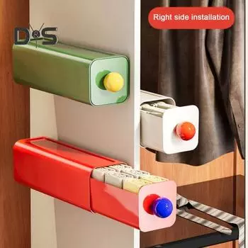 Ящик для хранения носков Большая вместимость Широкое применение Не требует сверления Легко устанавливается Пылезащитный настенный органайзер Чехол для хранения A