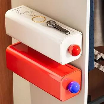 Ящик для хранения носков Yousheng, большая вместимость, широкое применение, не требует сверления, легко устанавливается, пылезащитный настенный органайзер, чехол для хранения A