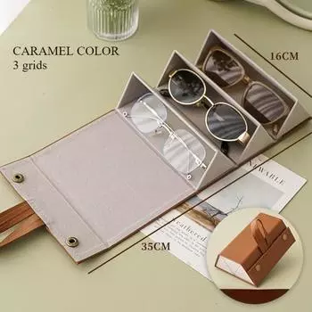 Ящик для хранения очков, держатель для солнцезащитных очков, сумка для хранения солнцезащитных очков, устойчивая к давлению, многосеточная, складная, стойка для хранения