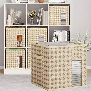 Ящик для хранения одежды Большая вместимость Ящик для хранения одежды, игрушек, одеял, многофункциональный ящик, ящик для хранения вещей в стиле путешествий и дома