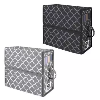 Ящик для хранения одежды с прозрачным окном, контейнер для хранения под кроватью, водонепроницаемый складной органайзер для одежды, простыней, одеял и стеганых одеял A