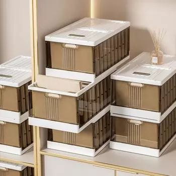 Ящик для хранения одежды с выдвижным ящиком, большой вместимости, складной ящик для хранения одежды, складной органайзер для одежды, ящик для хранения джинсов L-no grid