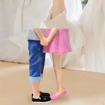 Ящик для хранения парных скульптурных колец, креативный держатель для украшений, декоративный для комода