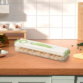 Ящик для хранения пельменей, многослойные контейнеры для пищевых продуктов, органайзер для пончиков Wonton 1 layer