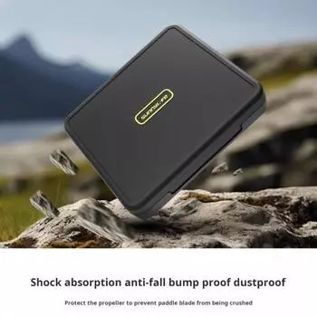 Ящик для хранения пропеллеров Ударопрочный Ударопрочный Точная посадка Портативный дизайн Кейс для хранения пропеллеров чёрный