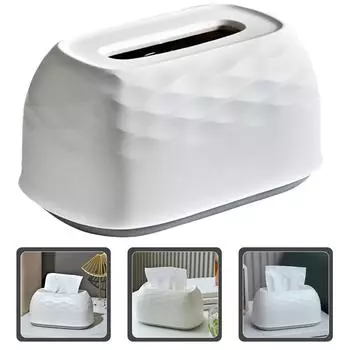 Ящик для хранения Прозрачный контейнер Бумажный насос Чехол для хранения полотенец Диспенсер для полотенец Настольный