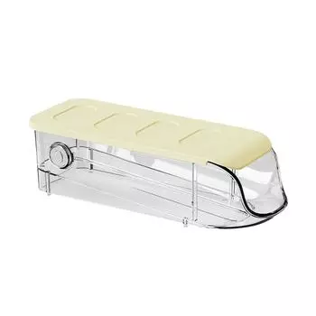 Ящик для хранения яиц на колесиках, ящик для хранения свежих продуктов в холодильнике, ящик для хранения яиц One Size