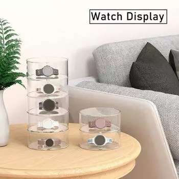 Ящик для хранения ремня, прозрачный акриловый многослойный органайзер для ремня, компактный ящик для хранения часов, ювелирных изделий для дома Four Layer