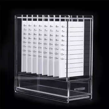 Ящик для хранения ресниц, 8 сеток, легко очищаемый держатель, контейнер для ресниц