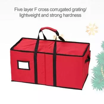 Ящик для хранения рождественских шаров Yousheng, органайзер с ручками, застежка-молния, большая вместимость, водонепроницаемый, прочный на разрыв ящик для хранения рождественских украшений S