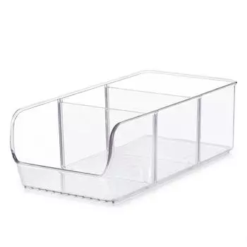 Ящик для хранения с отделениями для закусок, чайных пакетиков и кофе - Настольный кухонный органайзер