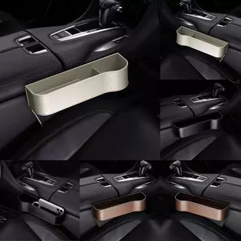 Ящик для хранения с щелями в автомобильном сиденье, органайзер для сиденья, держатель с наполнителем для кошелька, телефона, карман для сигарет, автомобильная коробка для хранения