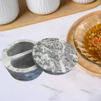 Ящик для хранения солонки с крышкой, банка для приправы для кладовой ресторана