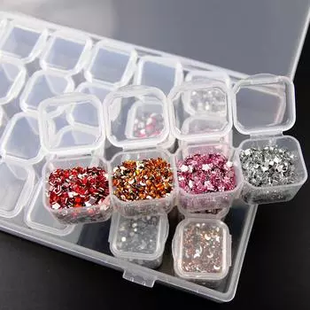 Ящик для хранения страз, ящик для хранения принадлежностей для ногтей, набор инструментов для дизайна ногтей, ящик для хранения ювелирных изделий для дизайна ногтей, контейнер для маникюрных инструментов