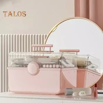 Ящик для хранения таблеток, большая емкость, влагостойкий, компактный, удобный ящик для хранения экстренных таблеток, чехол для первой помощи, бытовые принадлежности синий