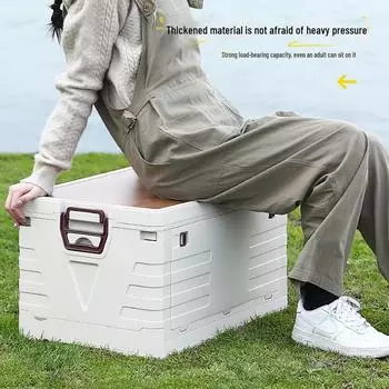 Ящик для хранения в багажнике автомобиля - универсальный органайзер для автомобильных принадлежностей и использования на открытом воздухе