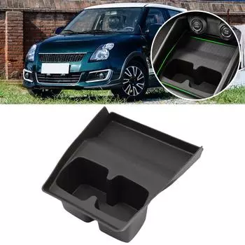 Ящик для хранения в центральной консоли автомобиля для Suzuki Swift 2016-2025, подстаканник, лоток, органайзер, аксессуары, ящик для хранения в подлокотнике H3E3