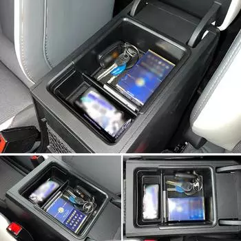 Ящик для хранения в центральном подлокотнике автомобиляОрганайзер центральной консолиКонтейнеры Лоток Аксессуары для интерьера для MG 4 MG4 EV EH32 MuLan 2024 2024
