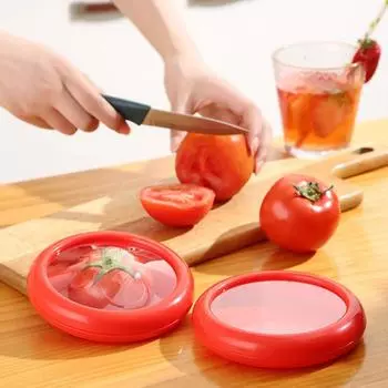 Ящик для хранения в холодильнике Прозрачный герметичный холодильник для хранения, сохраняющий свежесть, безопасный материал, посуда, пленка для овощей жёлтый