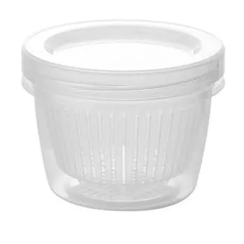 Ящик для хранения в холодильнике Прозрачный утолщенный свежий ящик для хранения овощей и фруктов на кухне