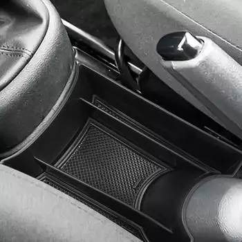 Ящик для хранения в подлокотнике автомобиля для VW Up / Seat Mii / Citigo 2013-2021 Центральный контейнер управления Автомобильные аксессуары для интерьера чёрный