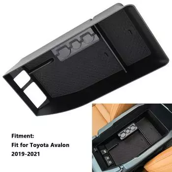 Ящик для хранения в подлокотнике автомобиля для Toyota Avalon 2019 2020 2024 Центральный консольный органайзер-лоток CHINA