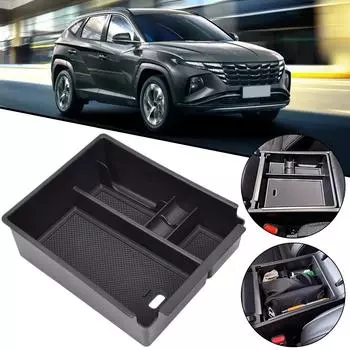 Ящик для хранения в подлокотнике автомобиля Hyundai Tucson NX4 2024 2024 2024 2024 Центральная консоль держатель лотка ящик для хранения органайзер Accesso X6L0