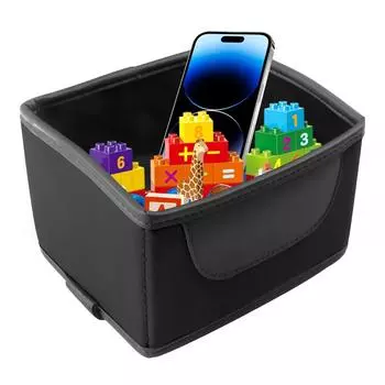 Ящик для хранения в подлокотнике автомобиля, многофункциональный ящик для хранения в подлокотнике, органайзер для салфеток из искусственной кожи для хранения карт сотового телефона