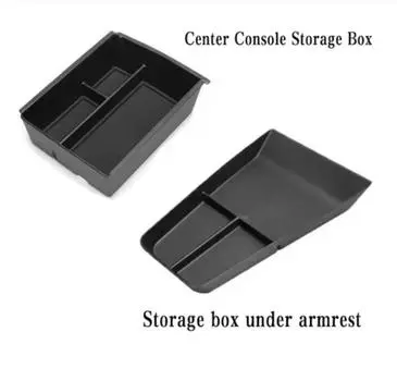 Ящик для хранения в подлокотнике автомобиля, принадлежности для салона автомобиля для моделей Song PLUS 23-25, центральный ящик для хранения управления чёрный