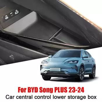 Ящик для хранения в подлокотнике для BYD Song Plus DM-i EV 2023-2024, центральный ящик для салона автомобиля, подлокотник, аксессуар O6G4 A-1pcs