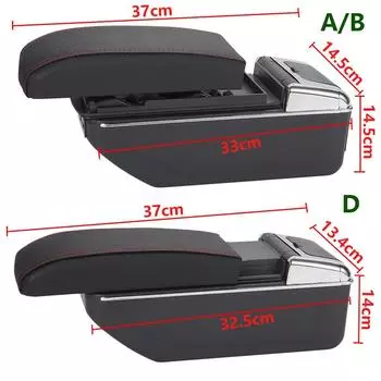 Ящик для хранения в подлокотнике Toyota Yaris Elegant Car Armrest Storage Box Детали для модернизации Аксессуары для салона автомобиля