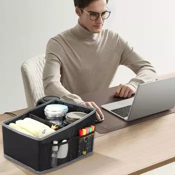 Ящик для хранения в салоне автомобиля, складная водонепроницаемая сумка для хранения, портативные автомобильные аксессуары, компактный автомобильный органайзер с отделениями