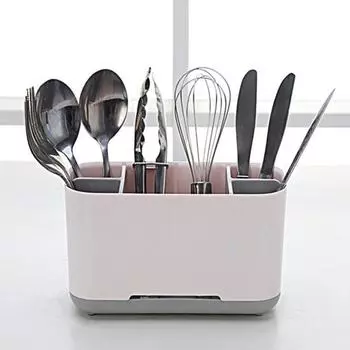 Ящик для хранения в ванной комнате, съемный компактный органайзер для косметики, прочный держатель для зубных щеток для дома серый