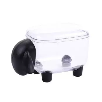 Ящик для хранения ватных тампонов, овечий слон, пыленепроницаемый держатель для зубочисток, органайзер Elephant белый