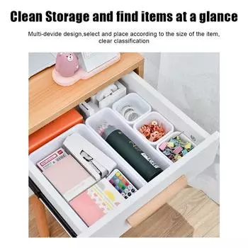 Ящик для хранения вещей, ящик для хранения на кухне, в ванной, лотки для хранения мелочей, держатель для ювелирных изделий, органайзер для косметики, коробка 8 шт./комплект, чехол для шкафа темно-серого